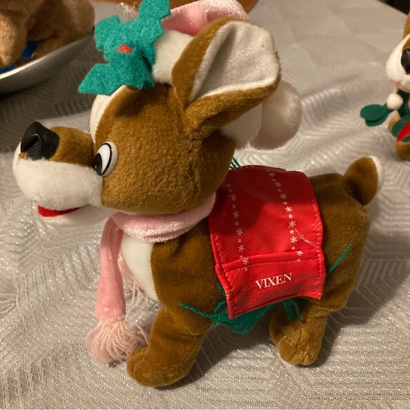 Set of 3 reindeer beanies (not TY) - Picture 7 of 7